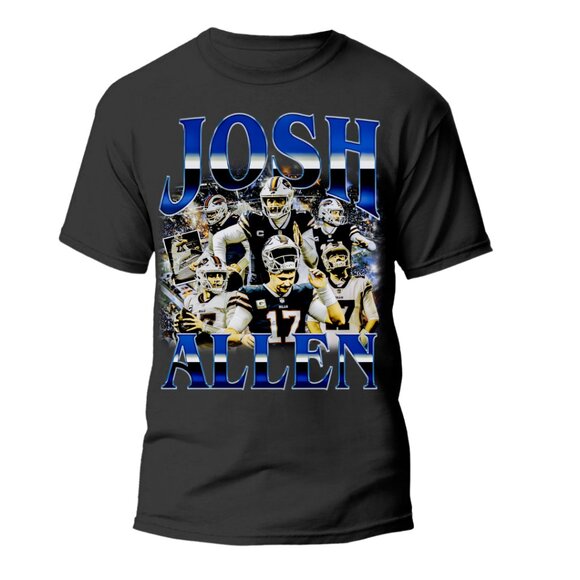 Josh Allen Bootleg Design Graphic Tee - Picture 1 of 5